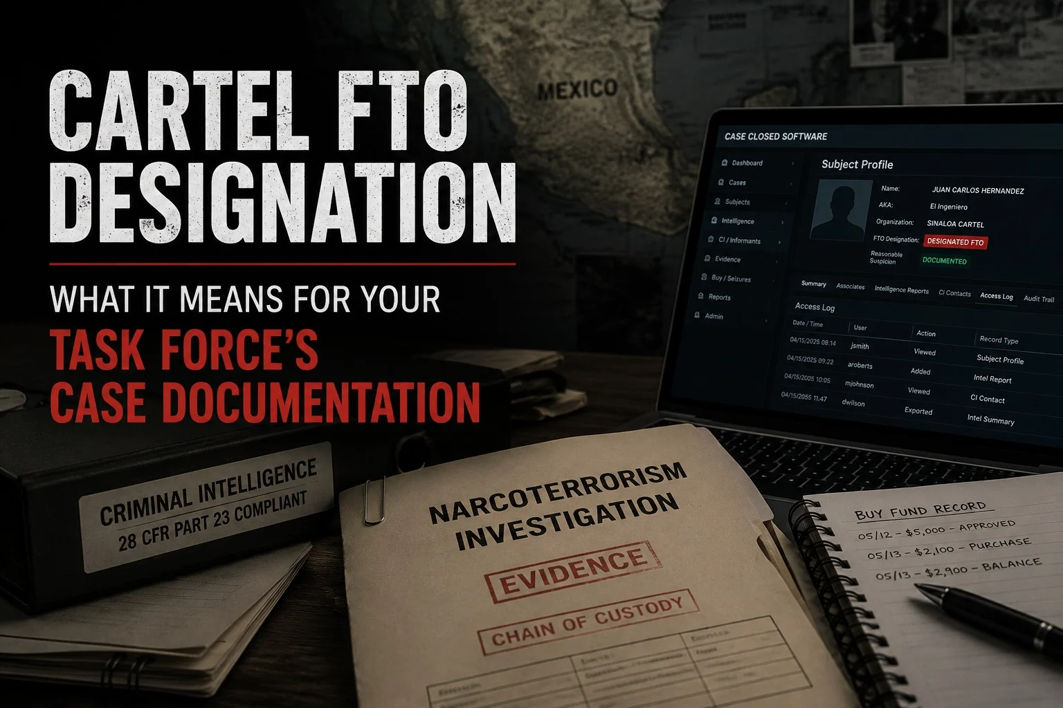 cartel FTO designation task force documentation